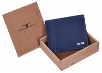 Urban Forest Oliver Black RFID Blocking Leather Wallet for Men - Packed in Premium Wooden Box for Festive Gifting